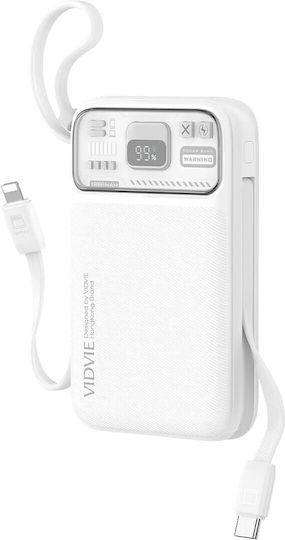 Vidvie PB7004 Power Bank 10000mAh 22.5W White