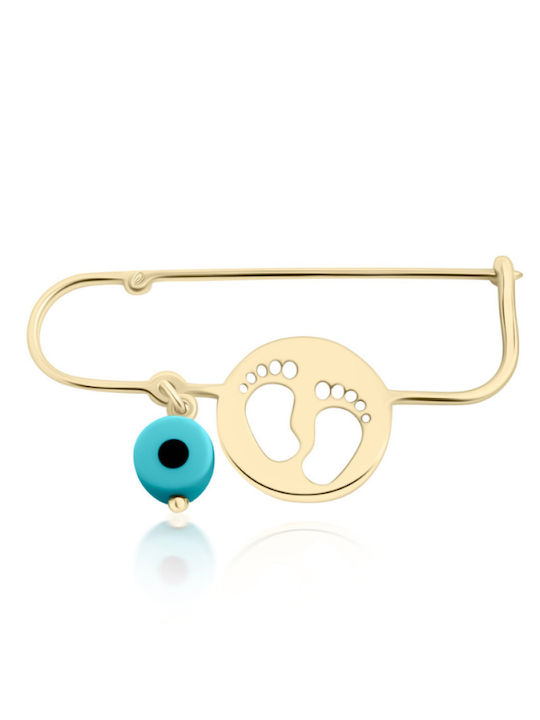 Ekan Kinder Sicherheitsnadel aus Gold 14K