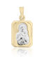 Chrilia Pendant Kids Talisman with the Virgin Mary made of Gold 9K me2334