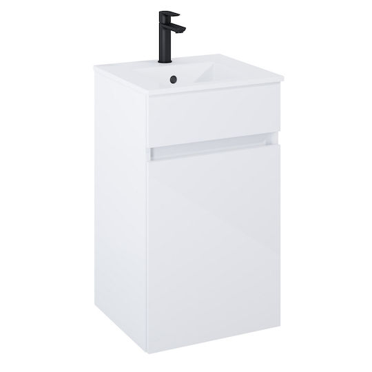 Roca Unik N-cube Blat fără Lavoar L45xW43xH75.5cm Alb