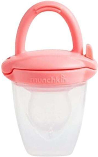 Munchkin Pink Silicone Baby Feeder For 4+ Months