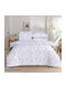 Casa Colori Set Cearșafuri King Size cu Elastic 180x200+30cm. Blooming Touch Floral 4buc