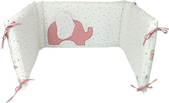 Baby Star Crib Bumpers Classic Inside Pink