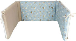 Baby Star Crib Bumpers Classic Inside Sky Blue