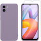 Redshield Back Cover Σιλικόνης / Tempered Glass Μωβ (Redmi A2)