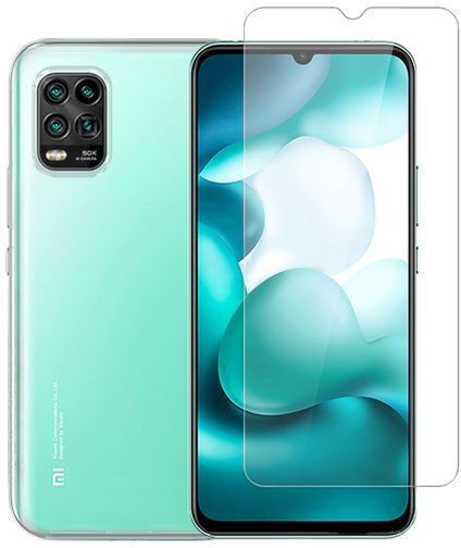 Redshield Back Cover Σιλικόνης / Tempered Glass Σετ με Τζαμάκι Διάφανο (Xiaomi Mi 10 Lite)
