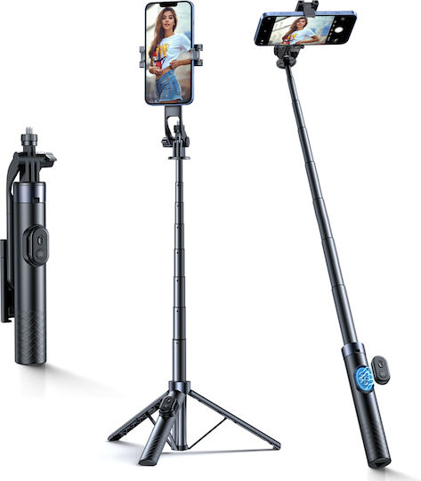 Wozinsky WC1Y70S Selfie-Stick Handy-Stative Bluetooth Schwarz