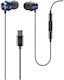 Cellular Line În ureche Handsfree cu două căști cu mufă USB-C Albastru