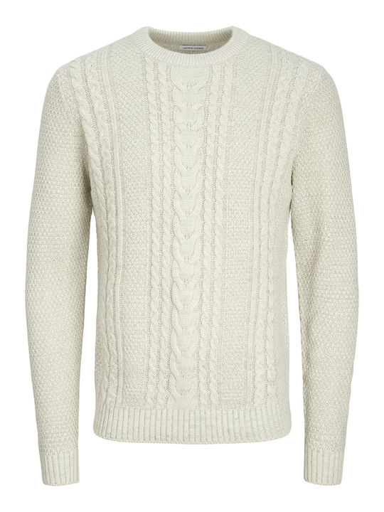 Jack & Jones Πουλόβερ Μακρυμάνικο Λευκό