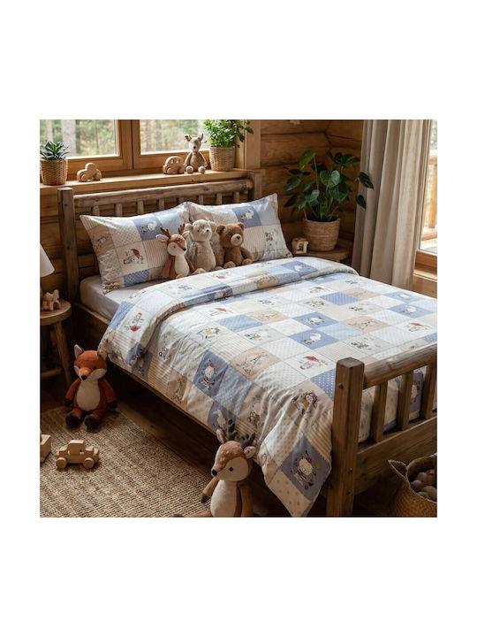 Pucioasa Conținut set Husă de pilotă pentru copii Super King Bej 220x240cm