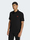 Shirt M Polo Short Sleeve Black Blouse