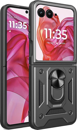 Magnetic Umschlag Rückseite Schwarz (Razr 50 Ultra)