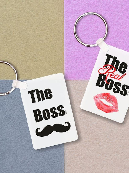 Set 2 Brelocuri Boss Real Boss Pentru Cupluri