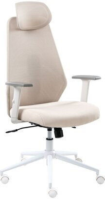 Epipla1.gr Stuhl Büro mit Verstellbaren Armen Berwyn 2967 629072BEL Beige