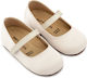 Babywalker Ecru Baptism Fabric Pumps