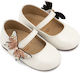 Babywalker Ecru Baptism Leather Pumps