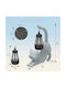 Lantern Figurine Solar Lustră Decorativă Gri