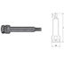 1'' Impact Socket Head External Hex Profile One Piece Length 150 Mm 17