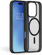 Force Case Handyhülle iPhone 16 Pro Verstärkt Magsafe Air Frost Tryax 3m System Schwarz