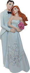 Bride Groom Figurine "embrace Pink Bouquet" Kardasis