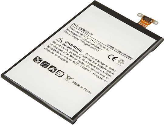Avizar Replacement Battery Htc Windows Phone 8x Li-polymer 1800mah 3.8v White Black