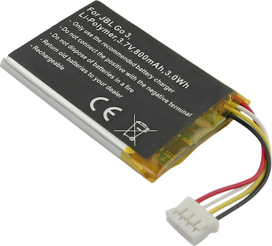 Avizar Replacement Battery Jbl Go 3 Li-polymer 3.7v 800mah 3wh White Black