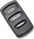 Mitsubishi 3 Button Key Case