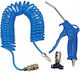 Blowgun Set Spiral Hose Couplings 10atm