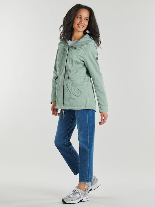 Only Damen Parka Jacke Blau
