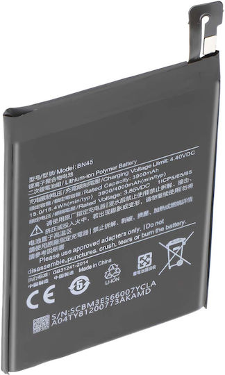 Avizar Battery Smartphone Xiaomi Redmi Note 5 Li-polymer 3.85v 4000mah Black