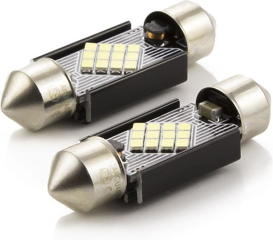 CarGuard Lămpi Autoturismului C5W / C10W Canbus LED Alb 12V 3W 2buc