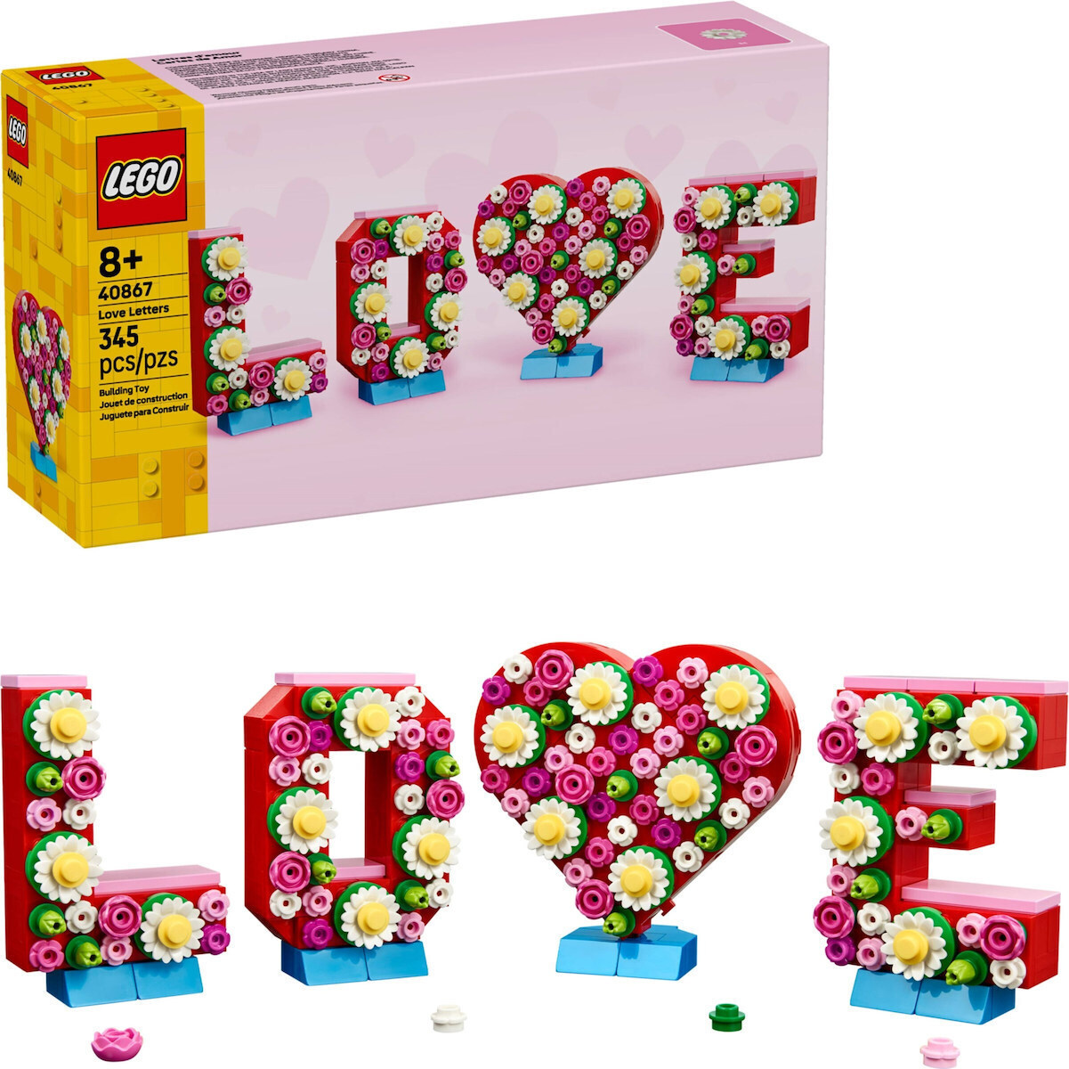 ♡ ︎︎☁さま専用 ♡ LEGO Cuburi de Construit Love Letters Valentine's Day pentru 8+
