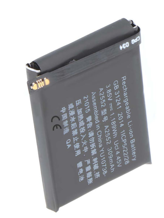 Avizar Batterie Für Apple Watch Series S7 45mm 309mah Li-Polymer 3.85v Schwarz