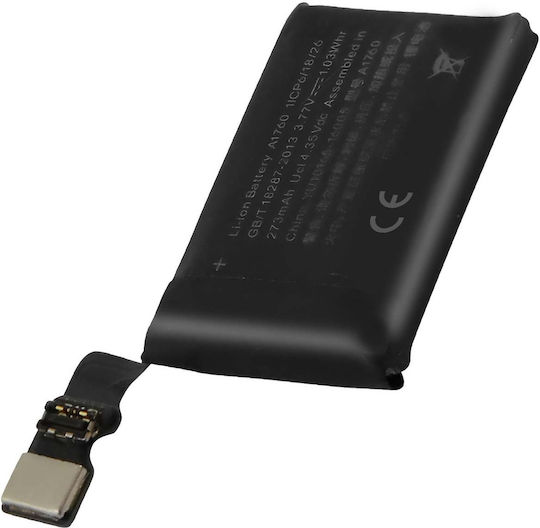 Avizar Baterie de Înlocuire Apple Watch 2 38mm Li-polimer 3.77v 273mah 1wh Neagră