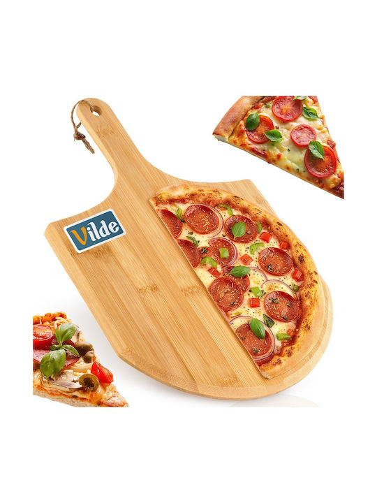 Orion Wooden Pizza Serving Platter with Handle 40x28x1cm