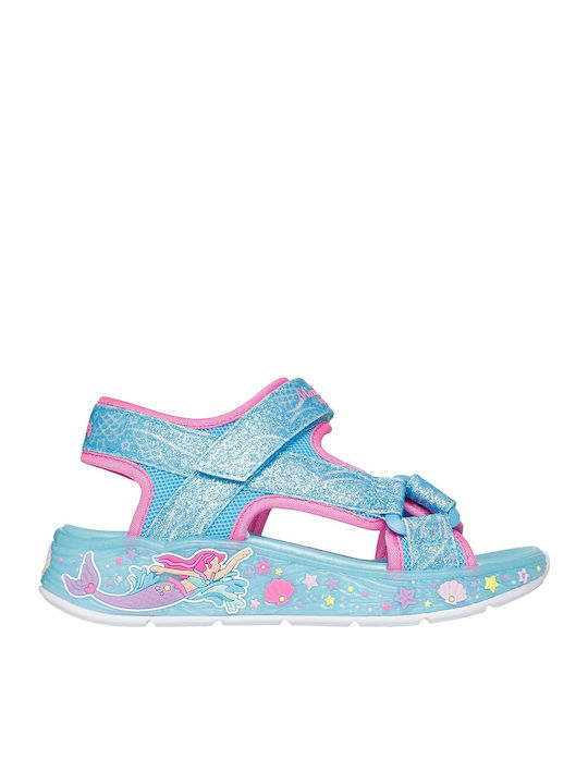 Skechers Παιδικά Πέδιλα Μπλε