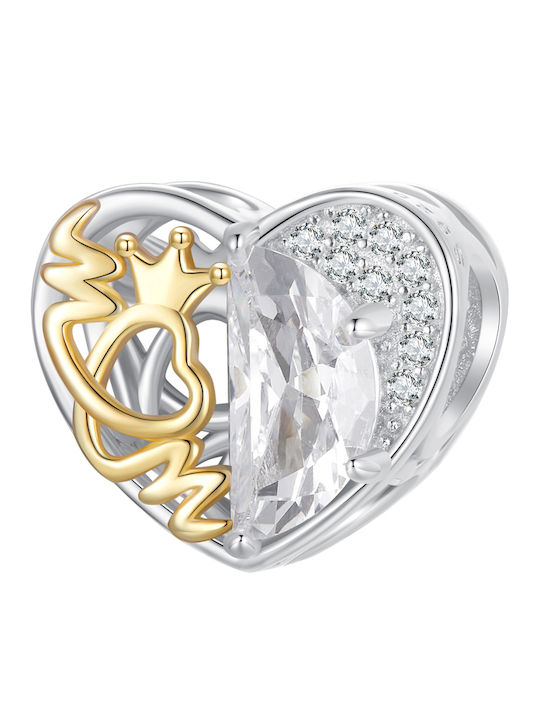 My Other Me Charm Mamă din Argint Placat cu Aur