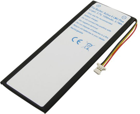 Avizar Батерия Becker Active 6 Lmu Plus GPS Устройства Li-Polymer 3.7v 1550mAh Черна