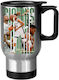 Mug Thermos Antetokounmpo 450ml Silver
