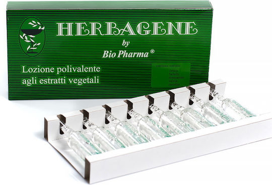 Biopharma Herbagene Αμπούλες Μαλλιών κατά της Τριχόπτωσης 8x10ml