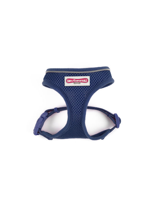 Ancol Mesh Comfort Reflective Dog Harness Petrol Large 53 74 Cm Petrol