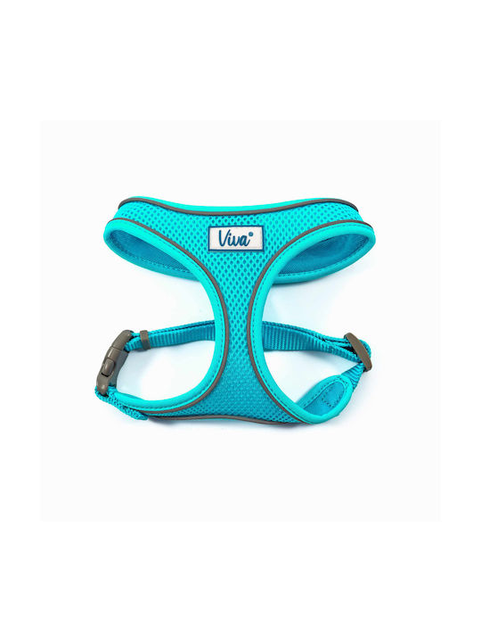 Ancol Mesh Comfort Reflective Dog Harness Turquoise Medium 44 57 Cm Turquoise