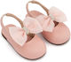 Babywalker Christening Leather Pink Pumps