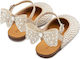 Babywalker Christening Leather Pumps Beige