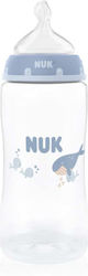 Nuk First Choice Kunststoff mit Silikon Saugflasche Für 3+ Monate Walfisch 300ml