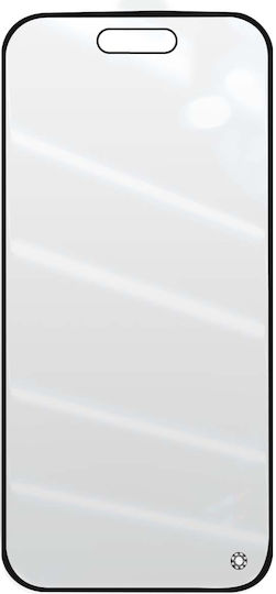 Force Glass Screen Protector Iphone 17 Pro Max In 2.5d Anti-spy Organic Glass Transparent Black