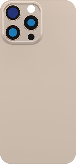 Avizar Replacement Back Cover Iphone 16 Pro Max Integrated Adhesive Beige