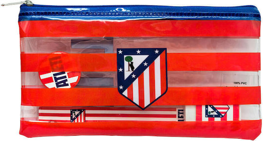 Atletico De Madrid Pencil Case School Supplies 12 Pcs