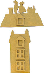 Stamperia Family House Mouse Wooden Craft Decor...