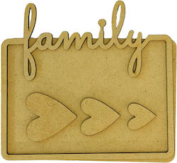 Stamperia Family MDF Decorative Designs Card